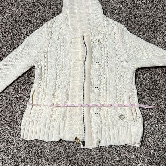 Girls Roxy Knit Zip Sweater - Picture 8 of 9